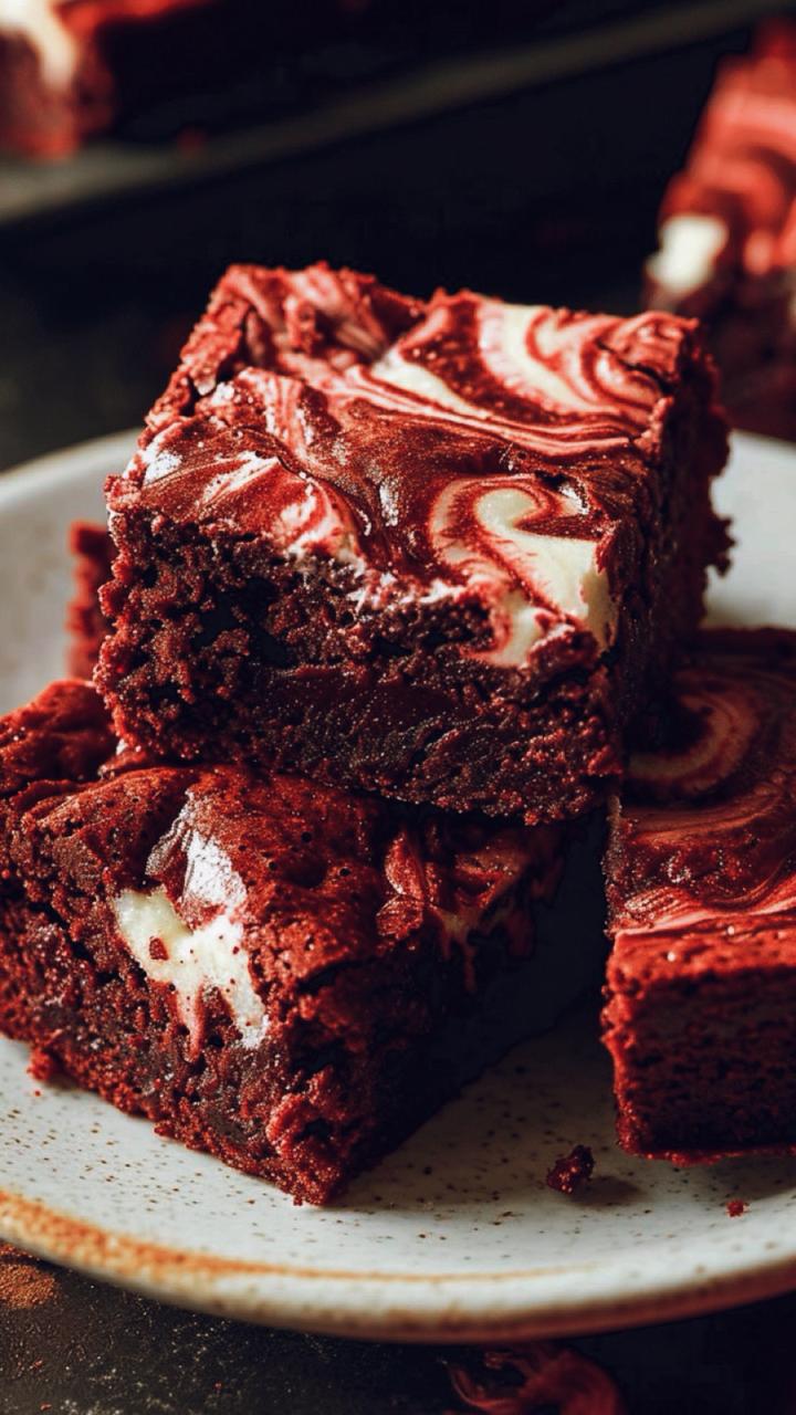 Red Velvet Creame Cheese brownie