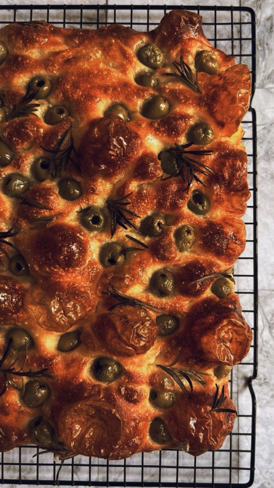 Focaccia (1 full slab ~9x9”)
