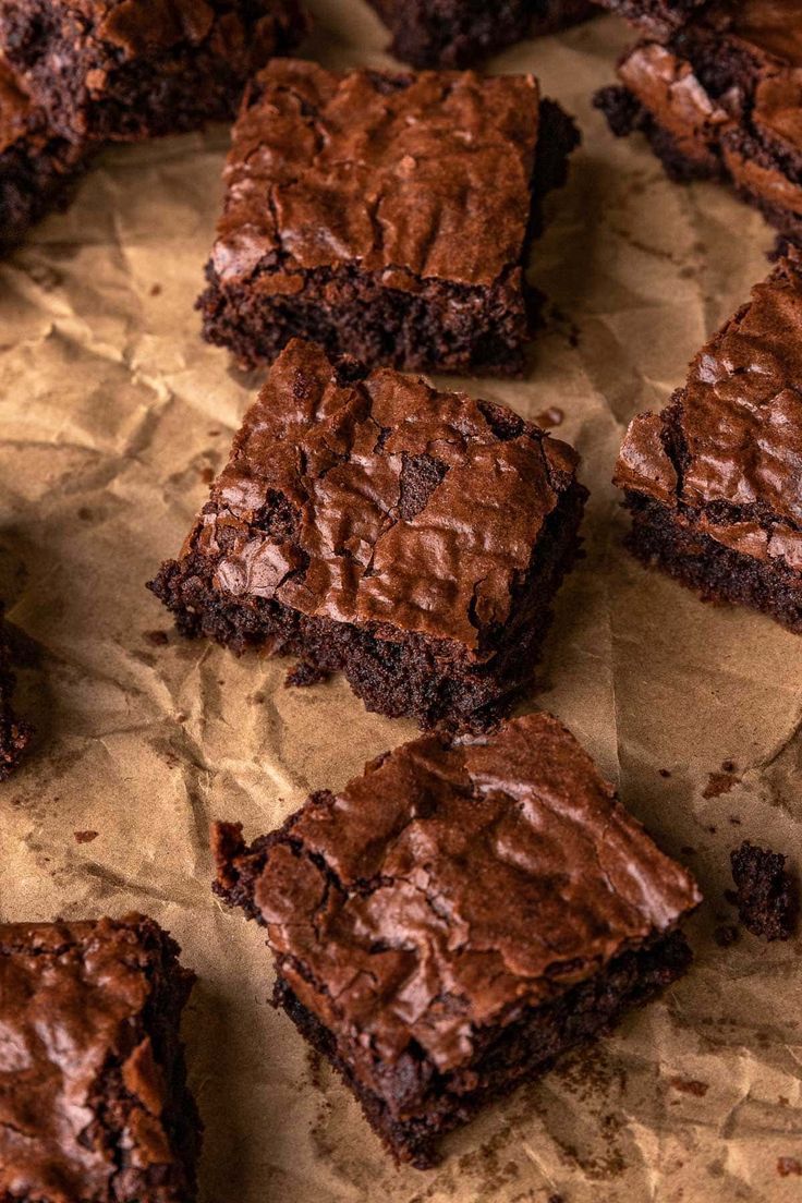 Dark Chocolate Fudge Brownies