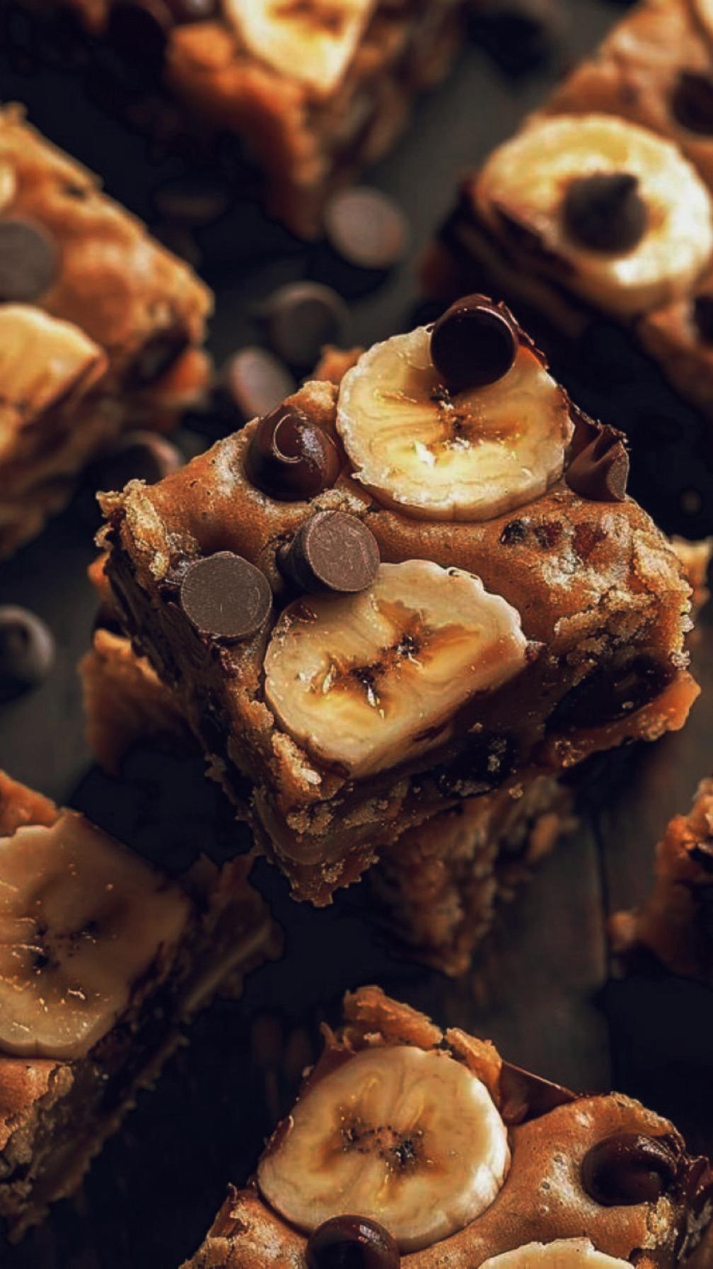 Fudge Banana Cookie Bars