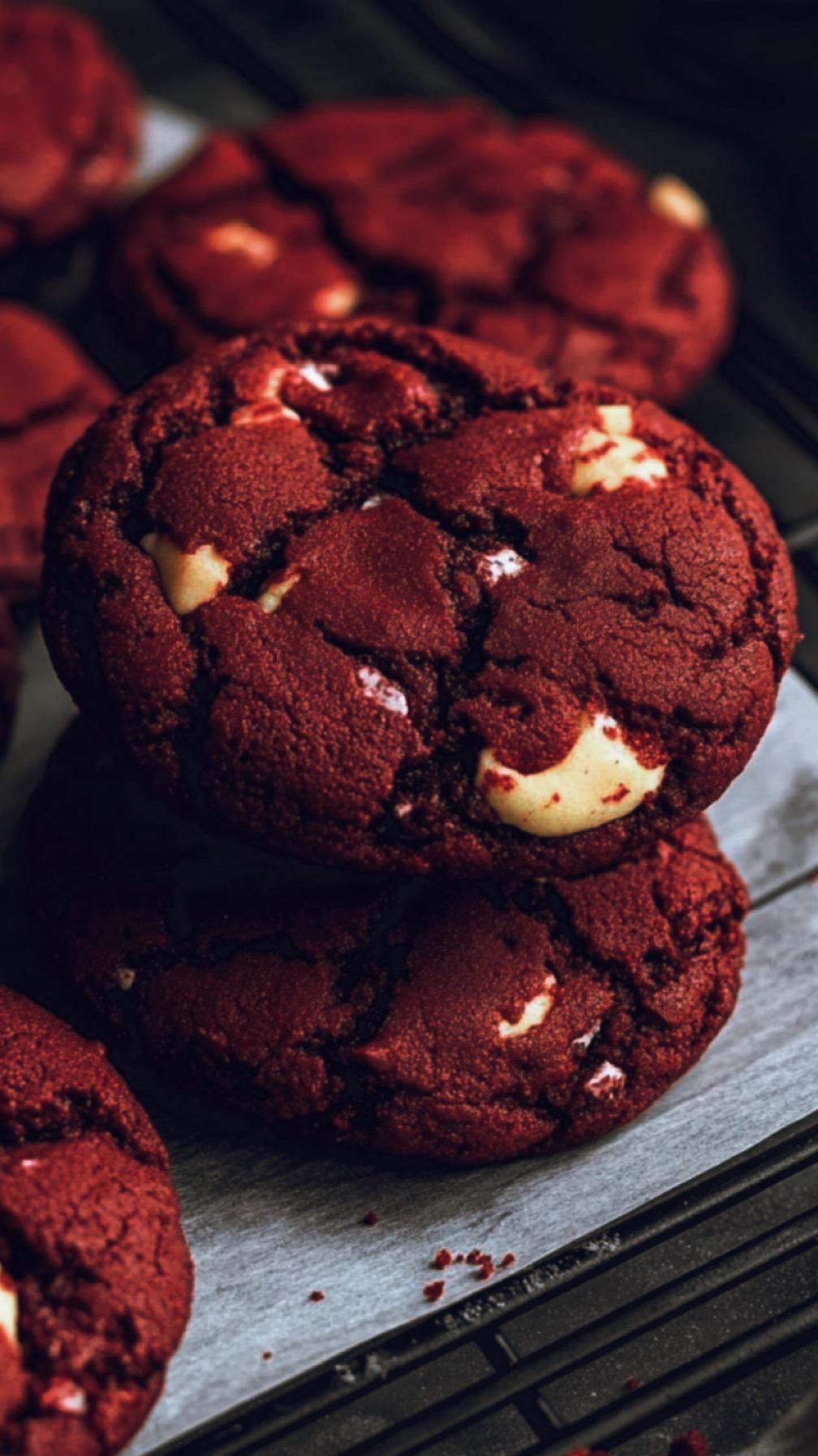 Red Velvet Cream Cheese Cookies